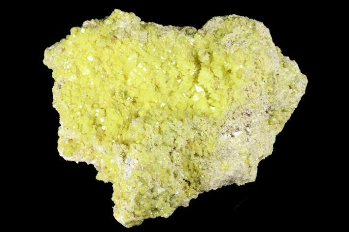 Sulfur Crystals on Matrix - Steamboat Springs, Nevada #174224